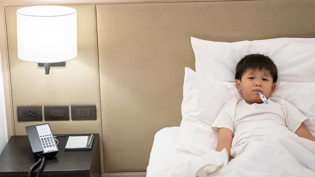 病気の子供イメージ