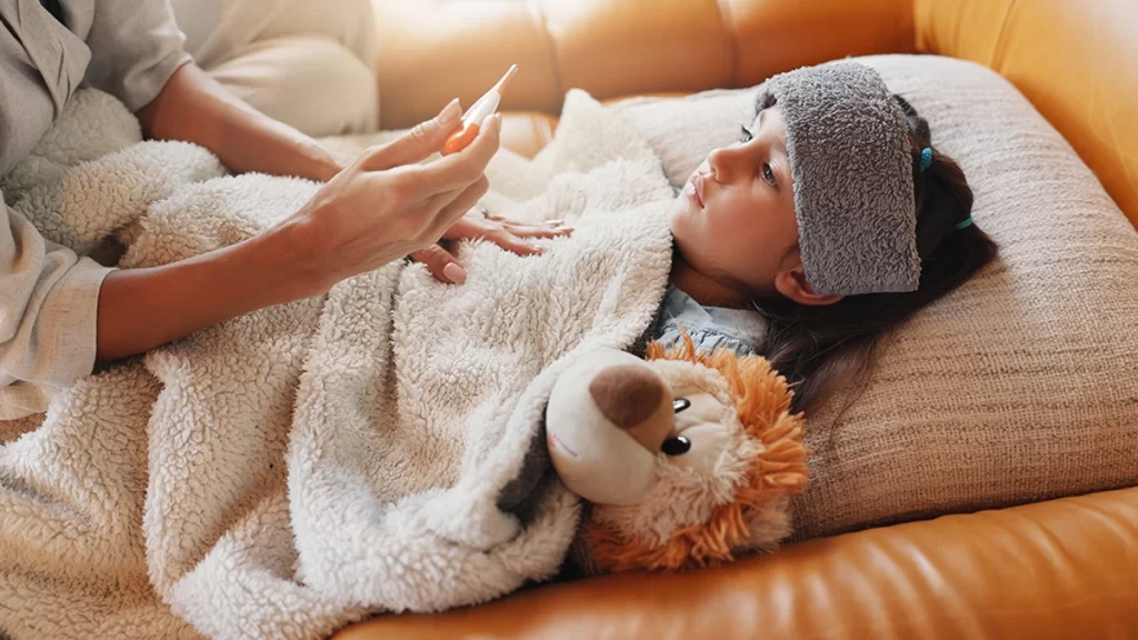 病気の子供イメージ