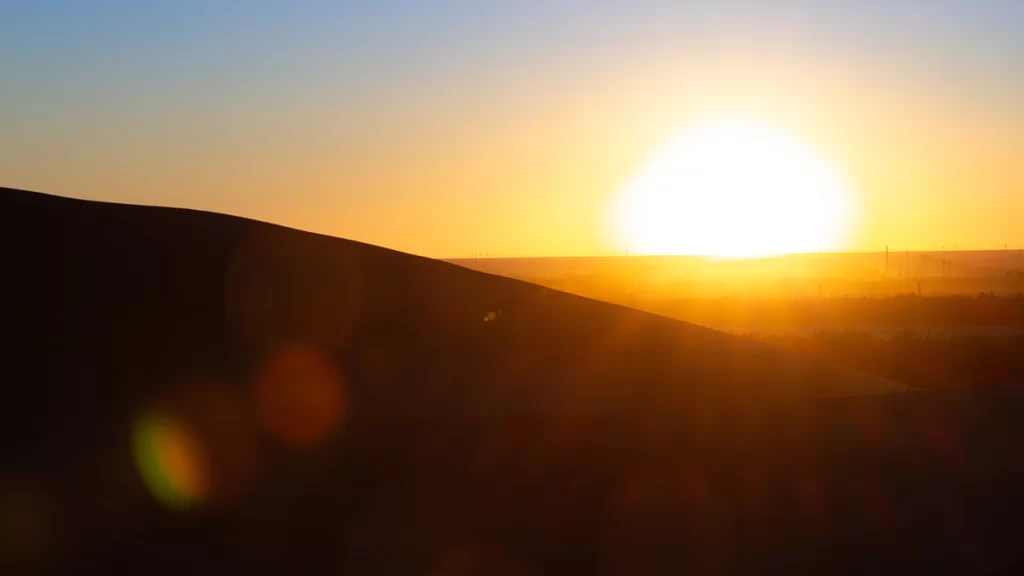 日の出（タイミングイメージ）